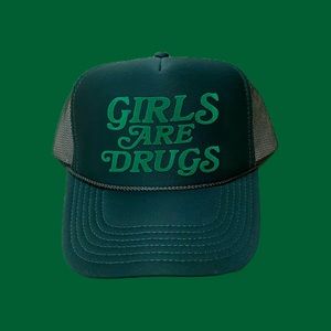 GIRLS ARE DRUGS Trucker Hat